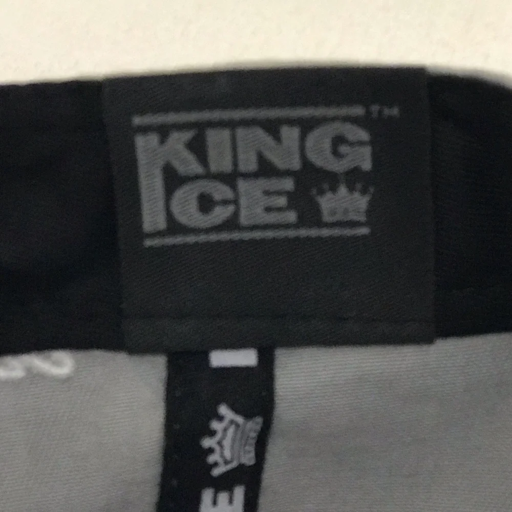 King Ice for London England Grey & Blue SnapBack Adjustable Travel & Ball Cap